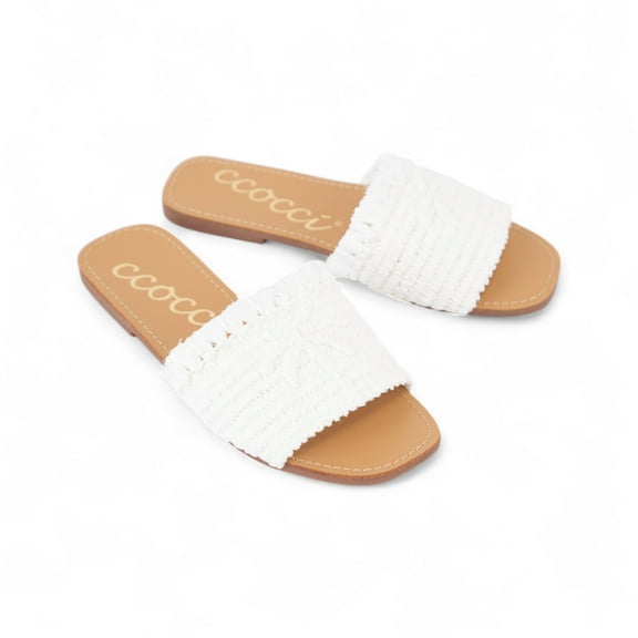 CCOCCI SANDY, RAFFIA SANDAL