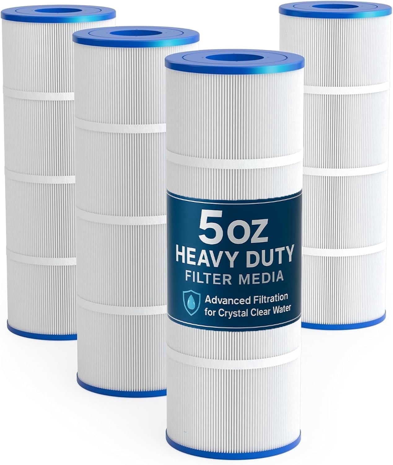 Upgraded CCP320 Pool Filter Cartridges (4-Pack), Compatible with ...