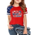 thumbnail image 1 of CCRFTGI 250th Anniversary Usa Shirt for Kids Girls Boys Size 7-8 Independence Day 4th Of July Freedom 250 Anniversary USA Flag Tshirt Happy Summer Tops Festival Tee Tops Vermilion 7-8 Years, 1 of 5