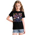 thumbnail image 1 of CCRFTGI American 4th of July Shirts for Kids Girls Size 7 USA Shirts Funny 250th Anniversary 1776-2026 Summer Freedom T-Shirts Patriotic Girls Fashion Tee Tops Black 7-8 Years, 1 of 4