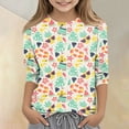 thumbnail image 1 of CCRFTGI Cute Shirts for Girls Size 7 3/4 Sleeve Fruit Print Girls Clothes Tee Tops Summer Trendy Soft Lightweight Crew Neck Shirts Multicolor 5-6 Years, 1 of 4