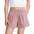 thumbnail image 1 of CCRFTGI Girls Casual Lounge pants Shorts 10-12 Casual Elastic Short Pants Lightweight Trendy Beach 2026 Summer Shorts Light pink 9-10 Years, 1 of 2