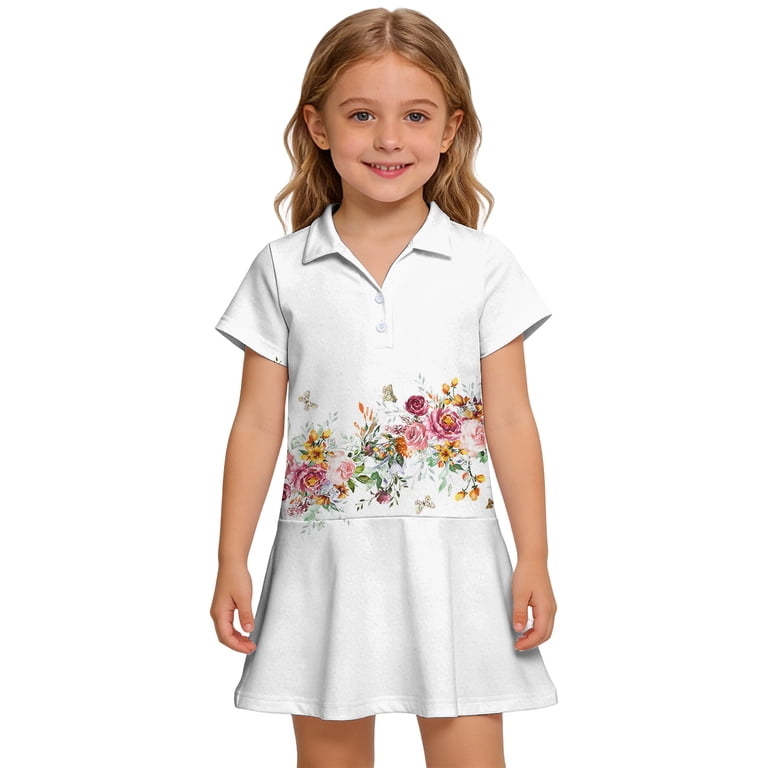 polo casual dresses JLFKNG Women's Loose Polo Dresses Short Sleeve Turndown Collar Fashion Polo Dress Leisure Ankle-Length Comfy Beach Sundress Suit For Business Casual