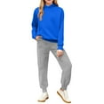 thumbnail image 1 of CCRFTGI Girls Sweat Suit 2 Piece Athletic Tracksuit Causal Long Sleeve Sweatsuit Fall Fashion Soild Sweatshirts and Jogger Sweatpants Sweat Set Royal Blue 6-7Y, 1 of 3