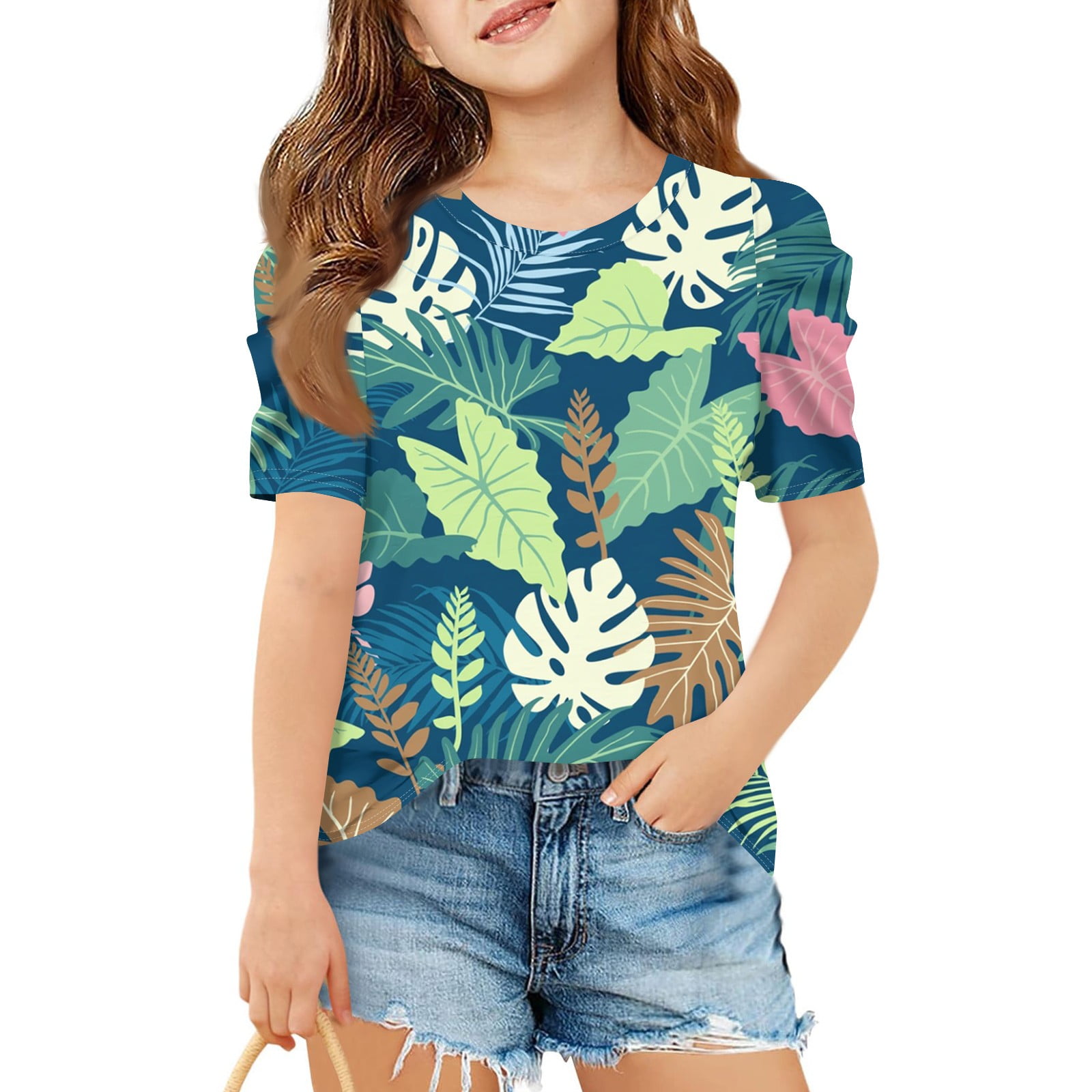 Ajnuspg Kids 3D Printed T-Shirts - Soft Polyester Crewneck Tees For Boys & Girls | XS To XL Sizes - View #14