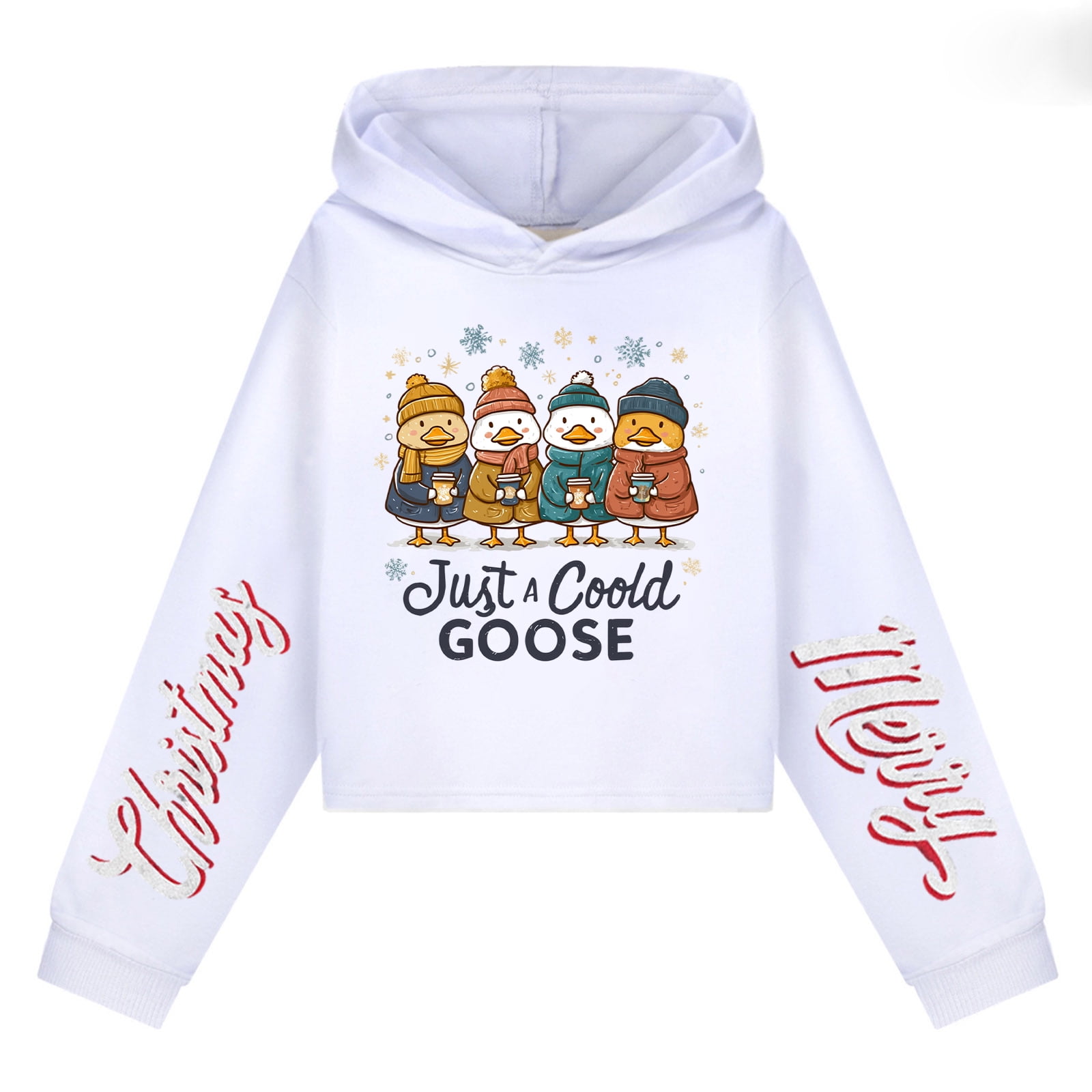 CCRFTGI Hoodies for Girls 10-12 Causal Cute Xmas Tree Printed Pullover ...