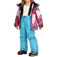 thumbnail image 1 of CCRFTGI Kids Snow Pants Snowboard Overalls Adjustable Baggy Snow Pants Winter Warm Snow Pants Girls Athletic Outdoor Windproof Waterproof Snowsuit Light Blue 14-15Y, 1 of 7