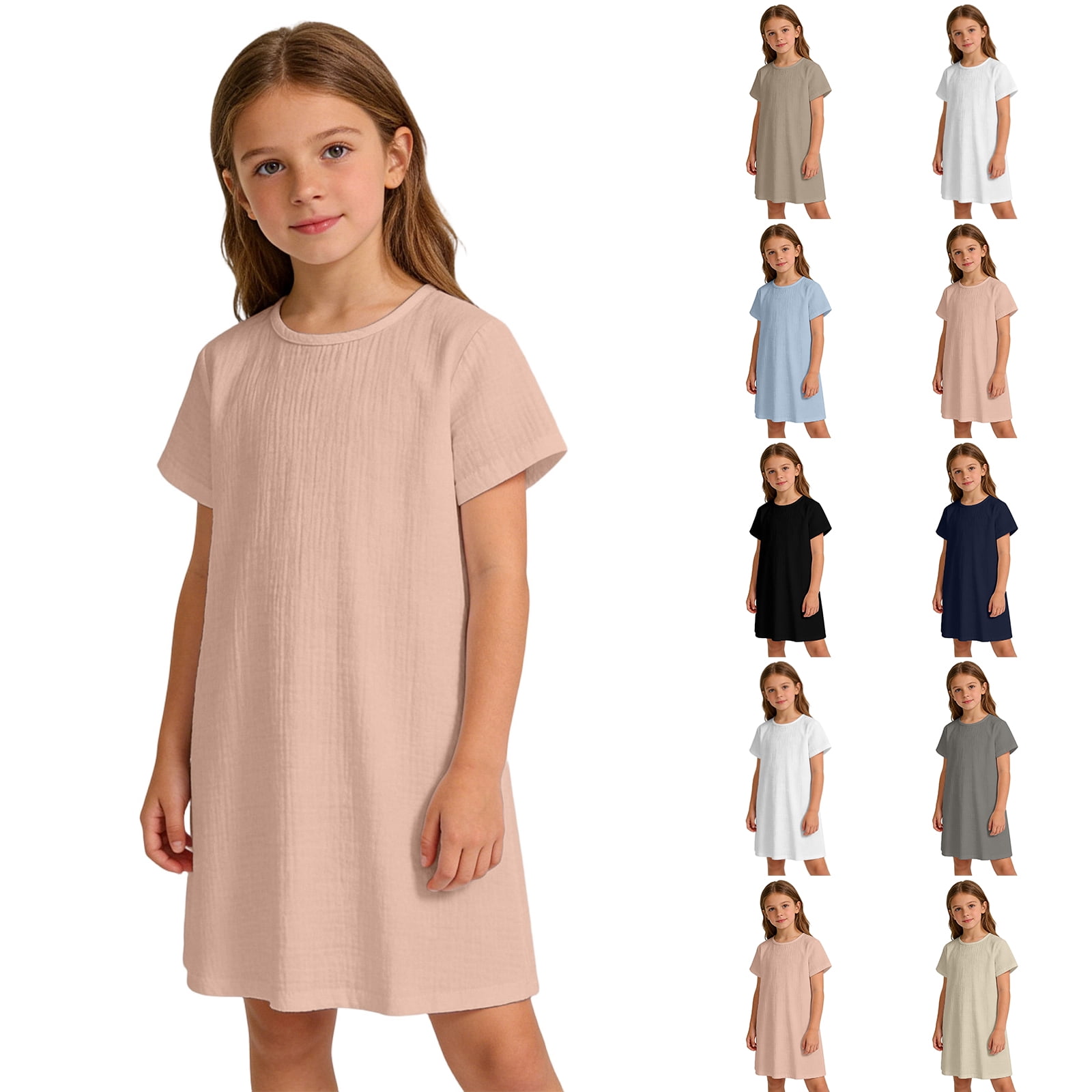 Papallou Linen Dress - Size 5-6