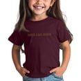 thumbnail image 1 of CCRFTGI Love Like Jesus Cute Shirts for Kids Girls Boys Size 7 Short Sleeve Letter Big Sister Outfit Tee Shirts Summer Trendy Loose Comdy Crew Neck T-Shirts Wine 1-2 Years, 1 of 7