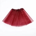 thumbnail image 1 of CCRFTGI Mardi Gras Tutu Skirt for Kids Girls Size 10-12 Trendy Layered Princess Ballet Dresses Casual Summer Dress Party Dance Dresses for Cosplay Party Wine, 1 of 8