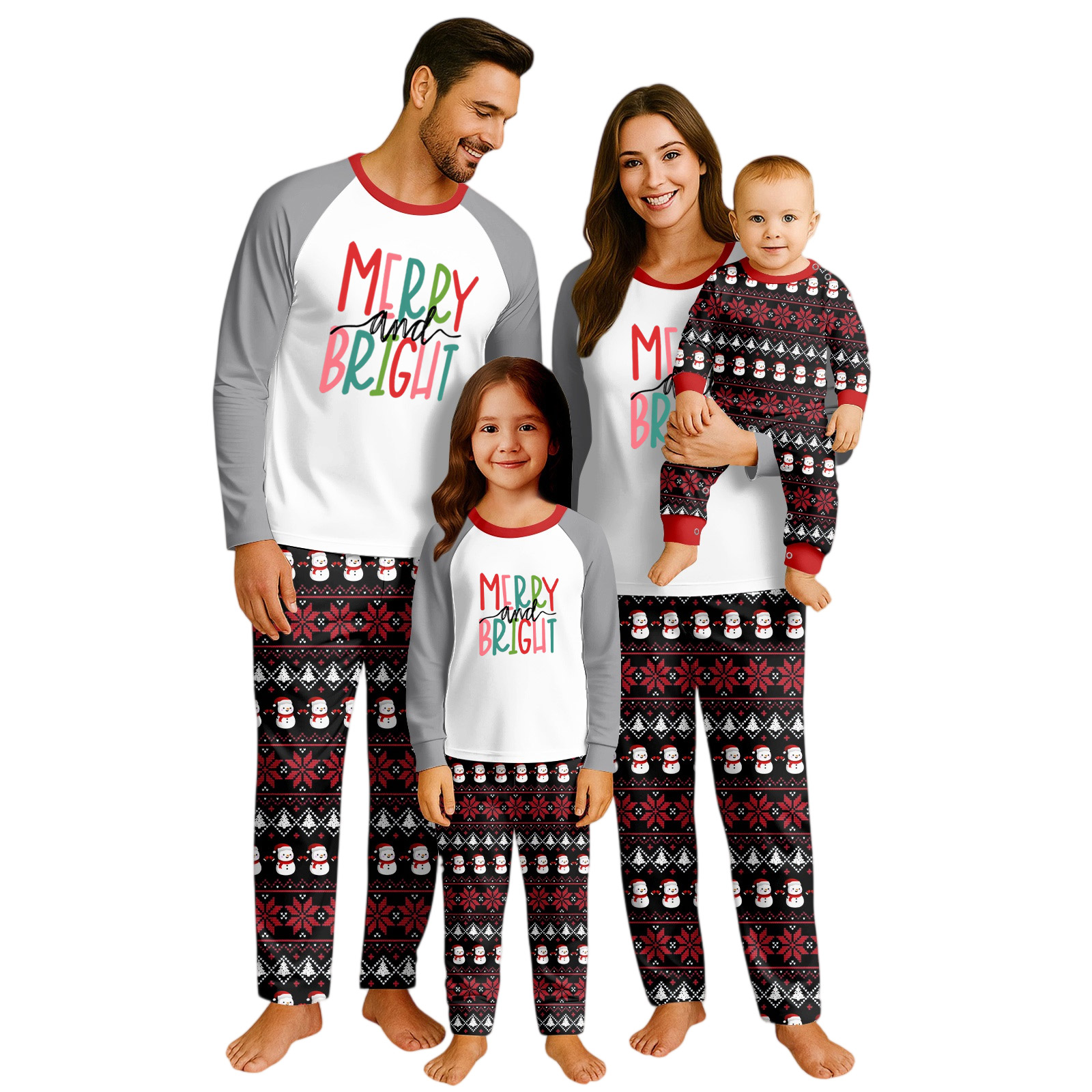 CCRFTGI Matching Christmas Pajamas for Family Vacation One Piece Pjs ...
