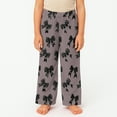 thumbnail image 1 of CCRFTGI Pants for Girls&nbsp;10-12 Casual Cute Bowknot Print Lounge Pants 2025 Fall Trendy Pants Basic Wide Leg Lounge Pj Bottoms Gray 100, 1 of 6