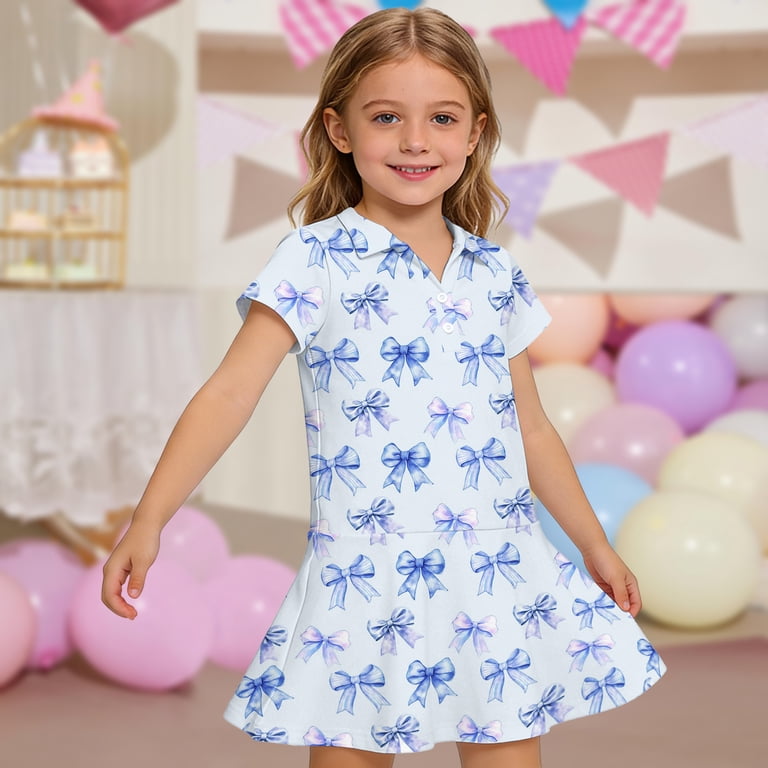 cute polo dresses Girls' Navy Polo Dress Size: 7/8 By Mila & Rose