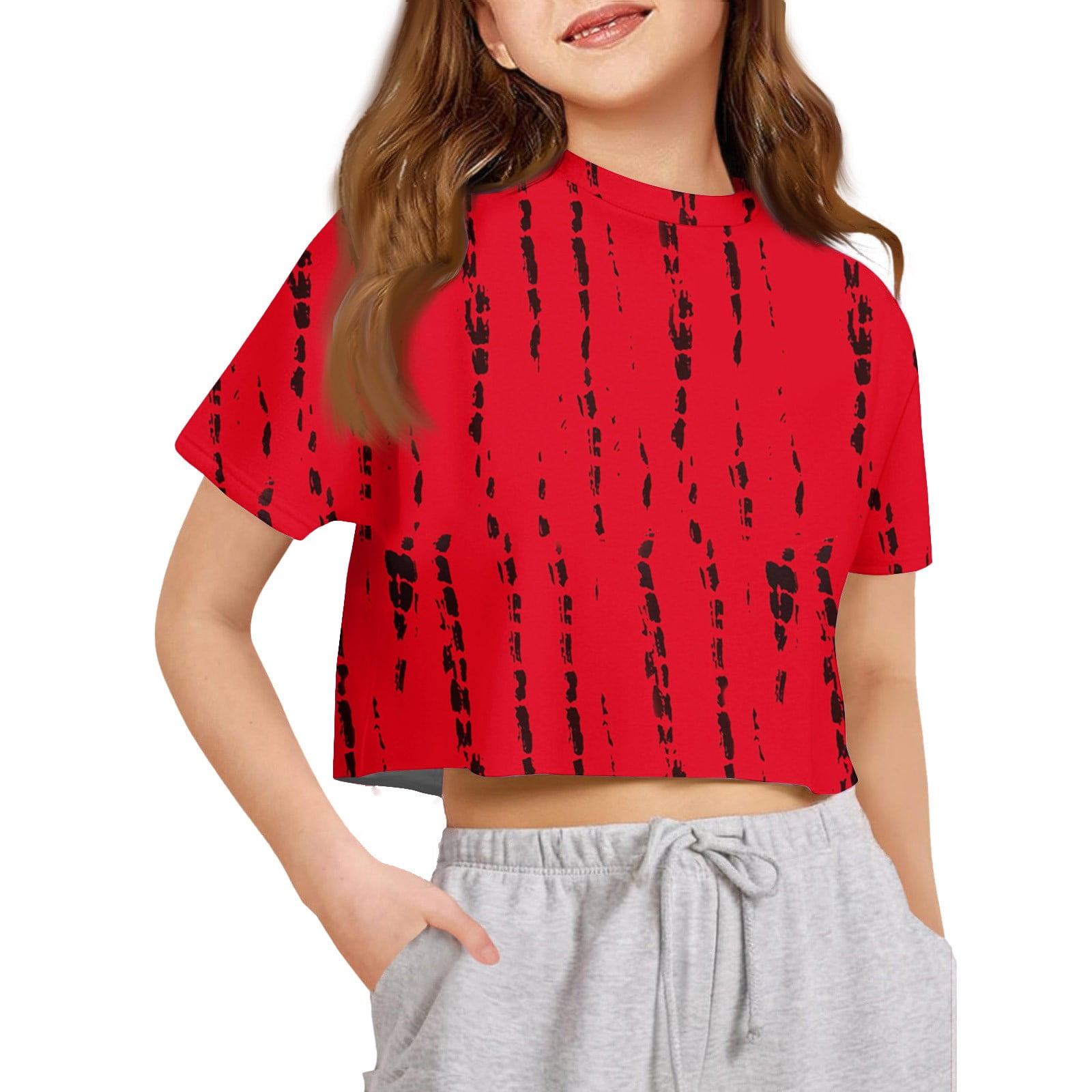 Boys Red Casual Long Shirt