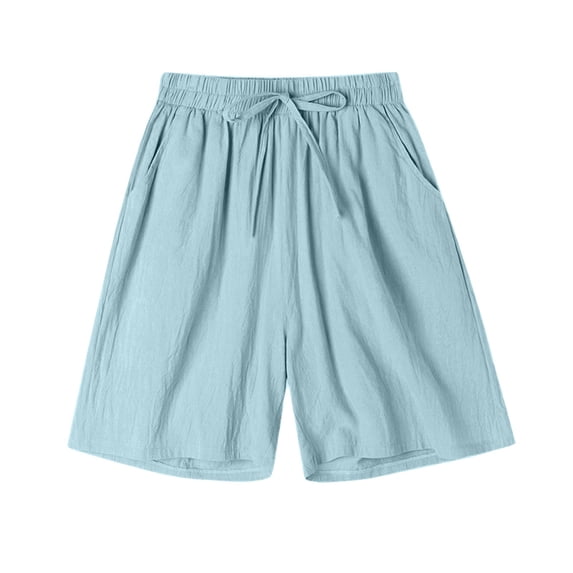 CCRFTGI Shorts for Child Girls Size 8 Athletic Elastic Active Pants Comfort Wide Leg Summer Girls Fashion Shorts Mint Green 11-12 Years