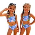 thumbnail image 1 of CCRFTGI Swimsuit for Kids Girls Size 7-8 2 Piece Set Swimming Bikinis Beach Vacation Bathing Suit Summer Cute Hawaiian Tropic Girls Fashion Tankini Swimsuits Swimwear Pink 5-6 Years, 1 of 9