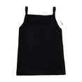 thumbnail image 1 of CCRFTGI Tank Tops for Child Girls Size 10-12 Camisole Basic Sleeveless Layering Tops Soft Cotton Tank Top Breathable Summer Girls Undershirts Black 3-4 Years, 1 of 3