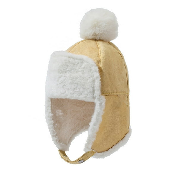 CCRFTGI Trapper Hat for Boys Girls Baby Waterproof &windproof Winter Beanie Fleece Hats Sherpa Earflap Hat for Boys Girls