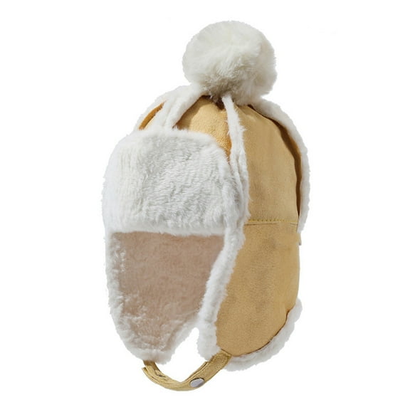 CCRFTGI Trapper Hat for Boys Girls Baby Waterproof &windproof Winter Beanie Fleece Lined Hats Sherpa with Earflap Baby Girl