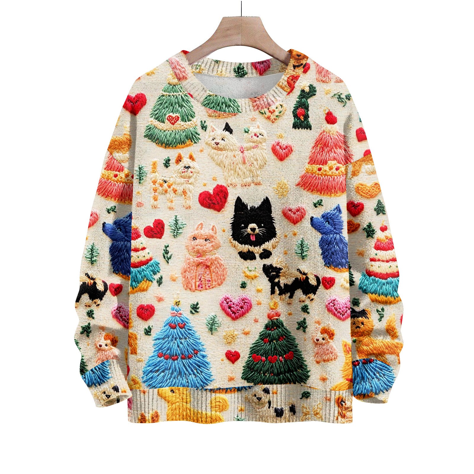 Spring Pullover CCRFTGI Valentine's Day Sweatshirt for Girls 10-12 Preppy Print ...