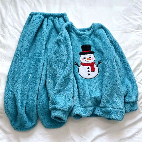 Two Bfb Design CCRFTGI Womens Pajamas Sets Flannel Two Piece Set Soft Comfy Long ...