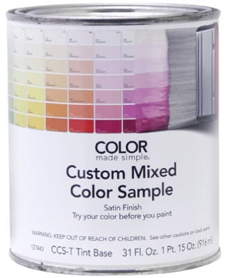 CCST True Value Color Made Simple Custom Color Sample QT Tint Base For ...
