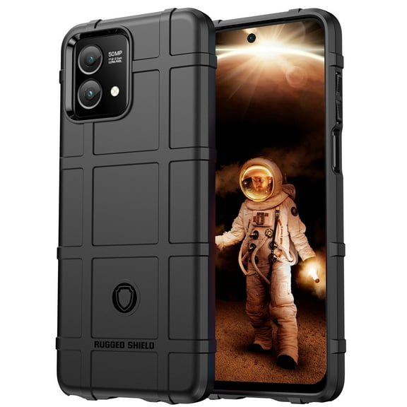 CCSmaller Shockproof Thermoplastic Polyurethane Back Cover Cell Phone Case for Moto G Stylus, Black