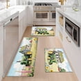 thumbnail image 1 of CCTFS Autumn Farm Kitchen Mat Washable Non-Skid Absorbent Runner Rugs (16''24''/20''32''/47''18'') - 3 Pcs Recommended for Kitchen Sink Front/Floor, Suitable for All Age Groups, 1 of 10