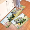 thumbnail image 1 of CCTFS Autumn Farm Machine Washable Non-Slip Rubberback Indoor Runner Rug/Area Rug for Kitchen, Hallway, Kitchen, Entryway, Bathroom, 2 Piece Set - 16''*24''/47''*18'', 1 of 10