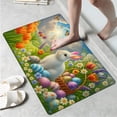 thumbnail image 1 of CCTFS Easter Bunny Rainbow Fall Kitchen Rugs Non Skid Washable Area Carpet [Made in USA], Multi - 1 Pc 16''*24'', 1 of 10