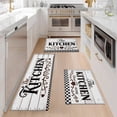 thumbnail image 1 of CCTFS Kitchen love home Fall Kitchen Rugs Non Skid Washable Area Carpet [Made in USA], Multi - 3 Pcs 16''*24''/20''*32''/47''*18'', 1 of 10