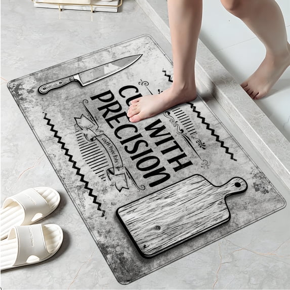 CCTFS Kitchen utensils, knives Kitchen Mat Rug - 1Pcs Perfect for Kitchen Counter, 16''*24'', Functional for Decoration