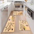 thumbnail image 1 of CCTFS Warm kitchen love Fall Kitchen Rugs Non Skid Washable Area Carpet [Made in USA], Multi - 3 Pcs 16''*24''/20''*32''/47''*18'', 1 of 10