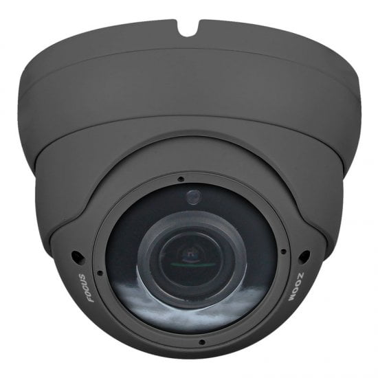 CCTV Security Camera 1200TVL 720P Eyeball Sony 1.3 Mega Pixel 2.8-12mm WDR OSD 3D DNR New SMD Leds (Grey Color)