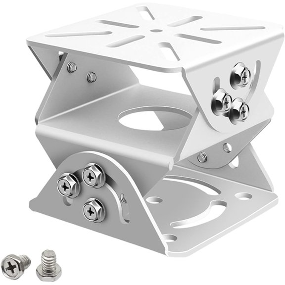 CCTV Security Camera 3-axis Joint Mount, Monito Duckbill Holder Universal Joint Bracket Surveillance Security Camera Base Bracket for PTZ Dome Surveillance Camera