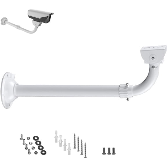 CCTV Security Camera Mount Bracket, 40CM-60CM Adjustable Wall and Ceiling Mount Bracket for CCTV IP Camera,Metal Pole Mount