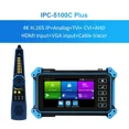 thumbnail image 1 of CCTV Tester IPC-5200C Plus 8MP IP CVI TVI AHD Analog 5 IN 1 VGA &amp 4K HD Input HD IP Camera Tester 5.0inch IPS Touch ,Video Surveillance Testing, 1 of 6