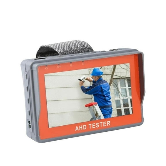 CCTV Tester Monitor 4.3Inch AHD 8MP Analog Camera Testing PTZ UTP Cable Tester RS-485 PTZ Contorl UTP Network Cable Test ,Multifunctional Tester