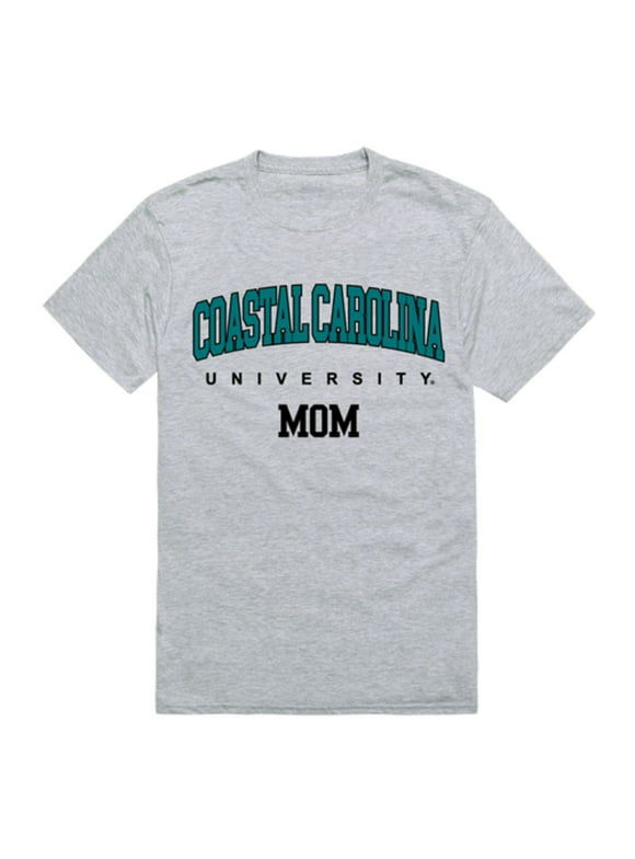 CCU Coastal Carolina University Chanticleers College Mom Womens T-Shirt Heather Grey Small
