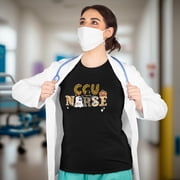CCU Nurse Halloween Shirt Certified Registered Nurse Aid Nursing Night Shift Retro Pediatric Boo Funny Critical Care Gift for RN nicu PICU