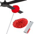 thumbnail image 1 of CCWADH Ceiling Fan Cleaner Duster, Reusable Microfiber Duster with Extension Pole, Max 55" Fan Blade Cleaner, Removable Dusters for Cleaning Walls Bookshelves Door Window Top, Red, 1 of 7