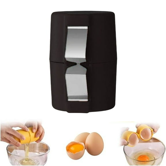 CCWADH Egg shell Opener, Eggshell Cracker for Eggs, Plastic Stainless Steel Egg Peeler, Handheld Egg Seperator Tool, Quick Egg Breaker for Kitchen