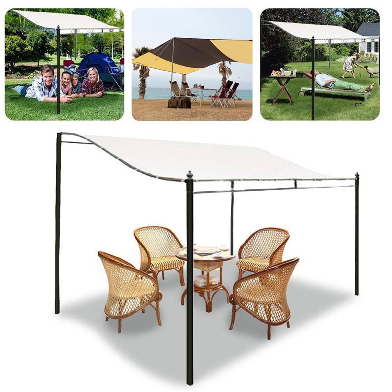 CCWADH Garden Patio Awning Canopy Shade Cloth Tent Cover Clearance Deals on Home and Kitchen Tools