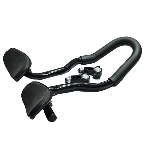 CCWADH Mountain Bike Aluminum Triathlon Bar - Easy Install Relaxation Handlebar for Road Bikes & Long-Distance Travel