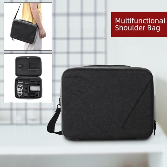 CCWADH Portable Carrying Case for Insta-360 X2/X - Shockproof Multi-Functional Bag for Camera Accessories, Travel Ready Storage Solution