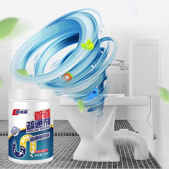 CCWADH Powerful Kitchen Pipe Dredge – Fast Clog Dissolver for Toilets, Sinks & Drains – Deodorizes & Safe for All Plumbing Systems