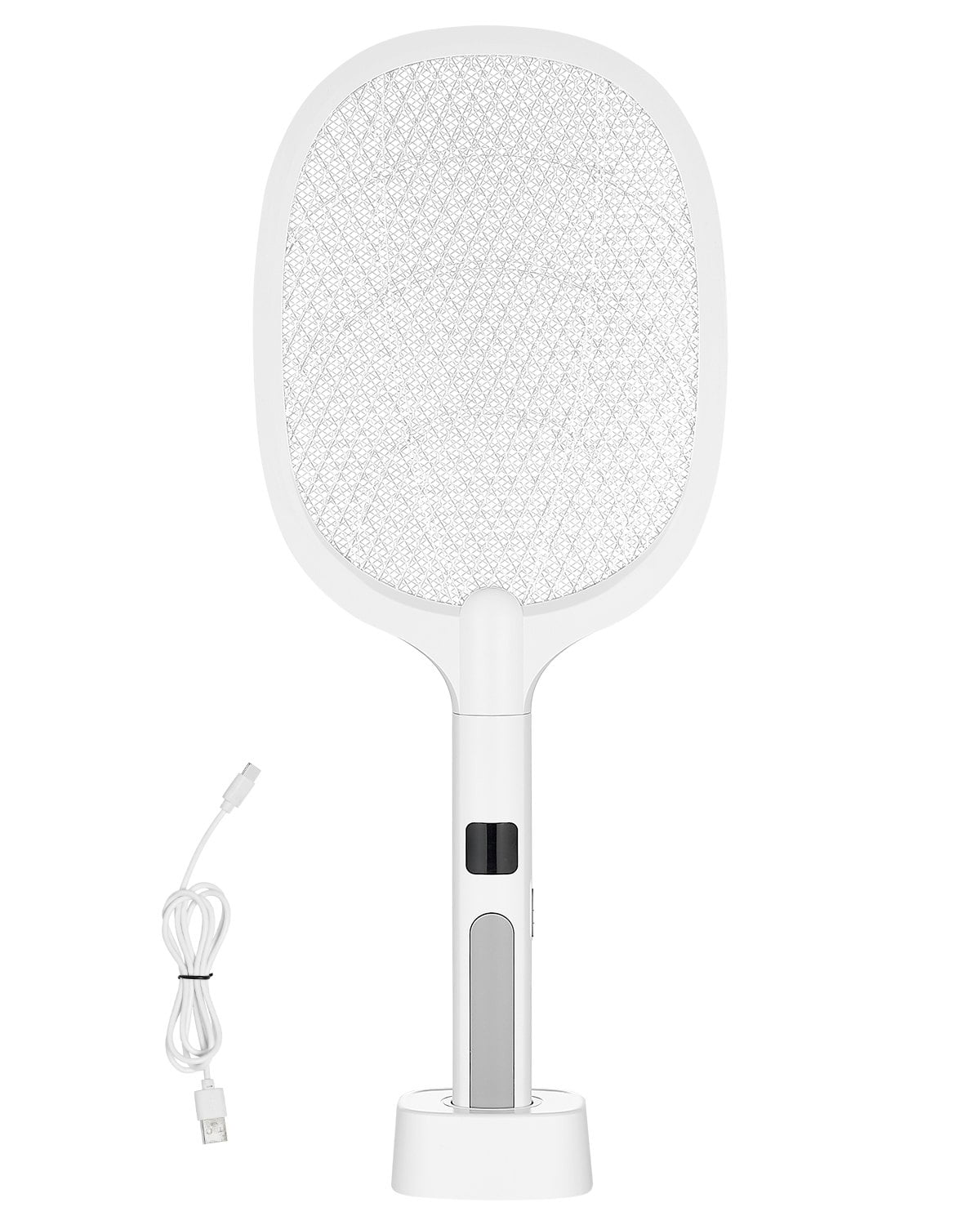 Kitched Racket CCY Electric Fly Swatter, Zapper Racket with 3 Layers Mesh & Digital ...