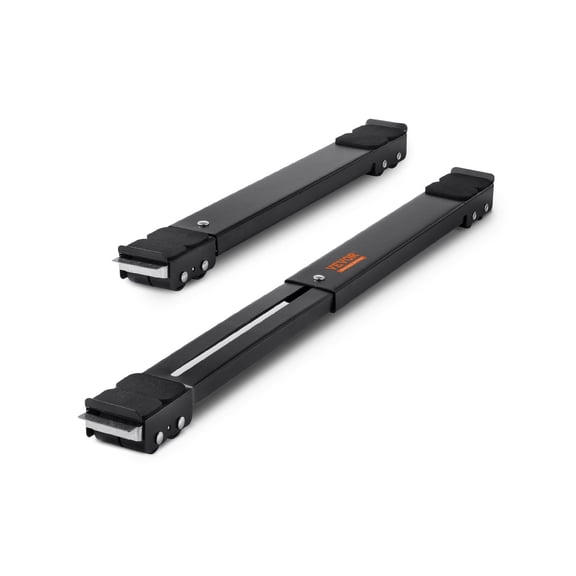 CCY Heavy Duty Furniture Appliances Rollers, 660 lbs Total Load, Extendable Appliance Rollers Mobile Washing Machine Base, Fridge Stand Dolly Movers for Refrigerators, Dryers, Dishwashers, Black