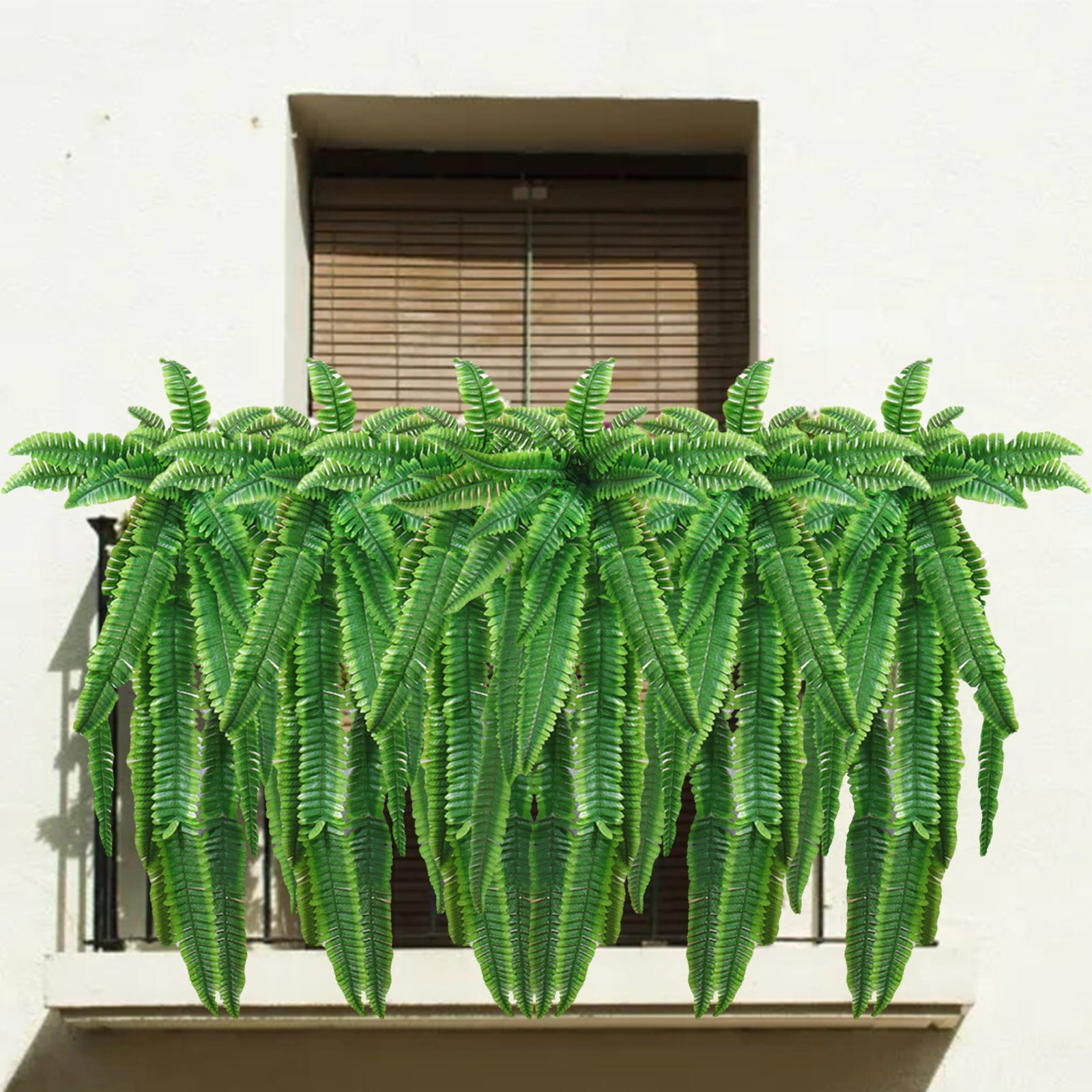 CCYDFDc Fake Fern Artificial Ferns for Outdoors Faux Ferns for