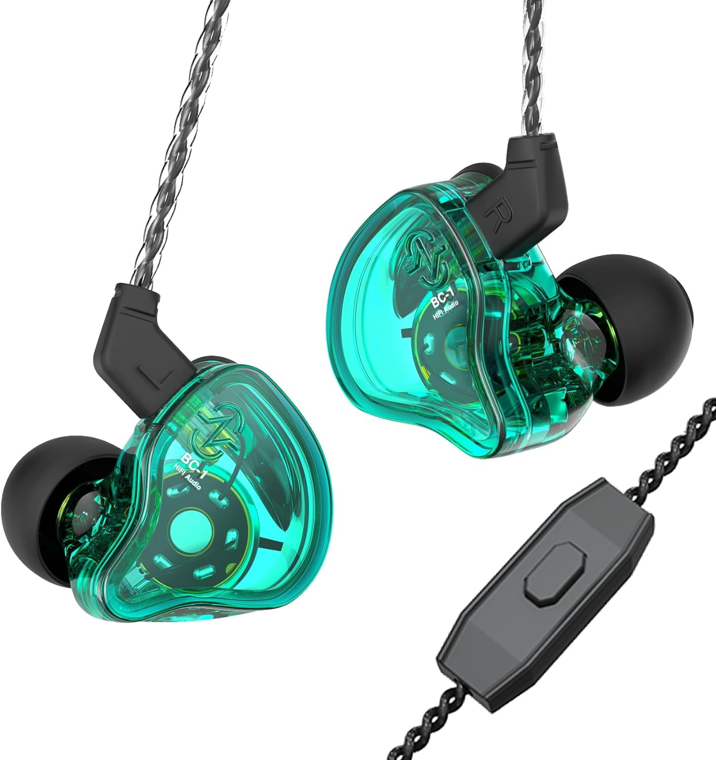 Cavo IEM EZ EAR Per Auricolari - Upgrade Cavo Originale, 3.5mm, Compatibile Con KBEAR, TFZ